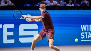 Sinner continua per la sua strada: scombina Bublik e si troverà con De Miñaur nelle semifinali di Vienna. Foto: Gettyimages
