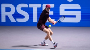 辛纳以2025年得分最多的网球手超越阿尔卡拉斯。照片：Gettyimages