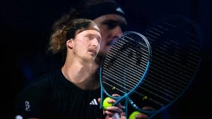 Zverev critica el cambio de sede en París: "Se oye mucho ruido, está un poco desordenado"