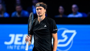 Alexander Zverev en el ATP Viena 2025. Foto: Getty