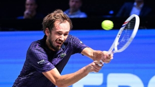 Daniil Medvedev eliminated in Vienna. Photo: gettyimages