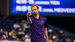 Daniil Medvedev, huitièmes de finale ATP Shanghai 2025. Photo : gettyimages