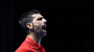 Cuadro de Djokovic en Atenas. Foto: gettyimages