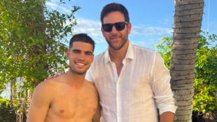 Del Potro y Alcaraz se encuentran de vacaciones. Fuente: X