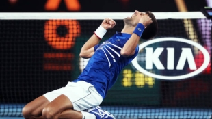 德约科维奇坦言他在整个职业生涯中打过最好的比赛。照片：Gettyimages