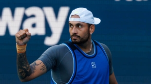 Kyrgios speaks of 'miracle': "Something has happened in my knee, I feel it has rejuvenated a couple of years". Photo: Gettyimages

Kyrgios parle de 'miracle' : "Quelque chose s'est passé dans mon genou, j'ai l'impression qu'il a rajeuni de quelques années". Photo: Gettyimages