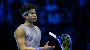 谢尔顿坦承需改变自己的网球以首次战胜兹韦列夫。照片：Gettyimages