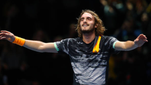 斯特凡诺斯·锡西帕斯回忆他职业生涯中最重要的一天。来源：Getty