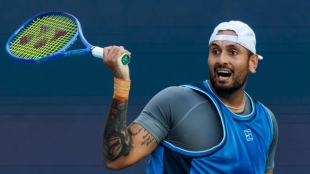 凯里奥斯将再次参赛，与萨巴伦卡展开新一轮男女之战。 来源：Getty