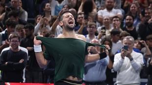 Djokovic revela cuál es la lesión por la que no estará en las ATP Finals 2025. Foto: Getty