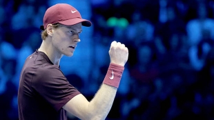 Sinner defeated Shelton and already enters the semifinals in Turin. Source: Getty