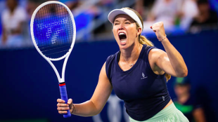 Danielle Collins celebra su 32 cumpleaños. Fuente: Getty