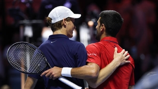 德约科维奇和辛纳尔是身体状况最佳的两位网球运动员。照片：Gettyimages