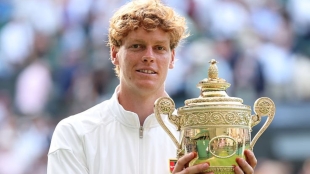 Jannik Sinner repite hazaña: líder en búsquedas de Wikipedia en Italia por segundo año consecutivo. Getty Images.