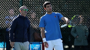 阿尔卡拉斯为今年的倒数第二次训练做好准备