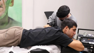 Alcaraz has a new tattoo. Photo: TheTennisLetter