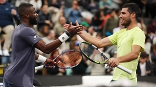 Tiafoe se reafirma: "Sigo pensando que Alcaraz y Sinner no son invencibles"