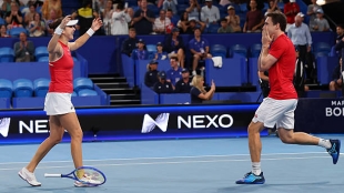 瑞士混合双打队以本西奇为首，淘汰阿根廷晋级美联杯半决赛。照片：Gettyimages