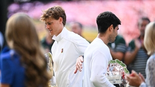 Pat Cash, su Alcaraz e Sinner: "È una corsa a due cavalli e non credo sia qualcosa di salutare". Foto: Gettyimages