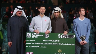 Djokovic's other challenge for 2026: achieving 200 million in prize money. Photo: Gettyimages