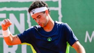 波尔·马丁·蒂方赢得他的第一个挑战者级别头衔。参考: Getty