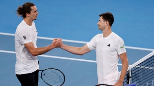 Zverev frustrato durante il suo match contro Hurkacz: "Ha passato due dannati anni senza giocare, e sta servendo a 230 chilometri all'ora". Foto: Gettyimages