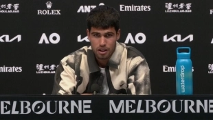 Alcaraz talks about the similarity of his serve and Djokovic's: "They are similar, I can't hide it, but I didn't do it by looking at him"