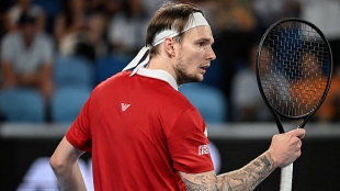 Alexander Bublik, clasificado a octavos de final en Open de Australia 2026. Foto: gettyimages