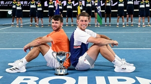 哈里森和斯库普斯基，冠军。照片：gettyimages