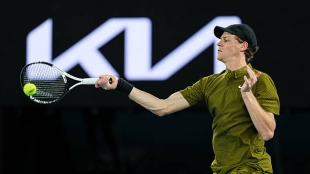 2026年澳大利亚公开赛：詹尼克·辛纳。照片：gettyimages