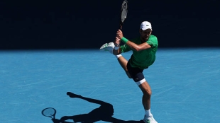 没有书籍能为“大师”德约科维奇效力。照片：Getty