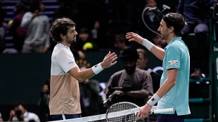 Arthur Rinderknech, relación con Vacherot. Foto: gettyimages