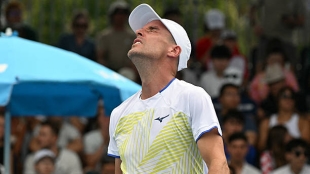 包蒂斯塔无法应对澳大利亚公开赛上的伟大上海。照片：盖蒂