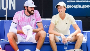 Peligra la participación de Sinner y Opelka en el dobles de Indian Wells