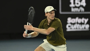 辛纳坦诺透露谁将他引入网球世界。照片：Gettyimages