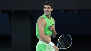 卡洛斯·• 阿尔卡拉斯在跳舞。照片：gettyimages