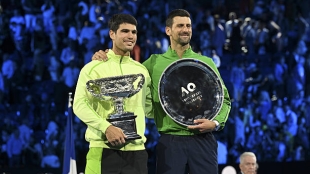 阿尔卡拉兹和德约科维奇在美国刷新了收视数据。来源：Getty