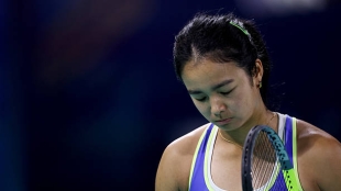 Alexandra Eala loses in Abu Dhabi. Photo: gettyimages