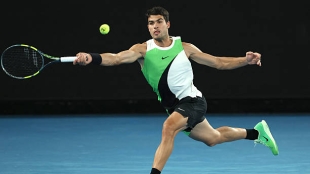 卡洛斯·阿尔卡拉斯，在2026年澳大利亚公开赛后获得ATP排名优势。照片：gettyimages