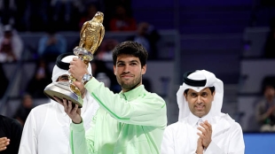 卡洛斯·阿尔卡拉斯，在多哈赢得的钱。照片：gettyimages