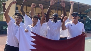 Un jugador qatarí debuta en el ATP Doha con ¡4 juegos ganados en toda su carrera!. Fuente: Team Qatar