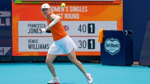 El emotivo mensaje de Jones a Venus Williams tras eliminarla en Miami
