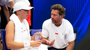 Iga Swiatek se separa de su entrenador Wim Fissette