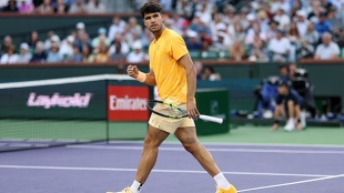 阿尔卡拉斯在印第安维尔斯比赛中令人难以置信的发球精准度