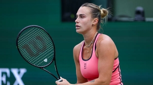 Sabalenka beats Swiatek and Kvitova to enter the list of WTA 1000 finalists with the most appearances. Photo: Gettyimages