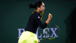 Alexandra Eala, madness in Indian Wells. Photo: gettyimages