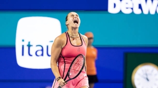 Aryna Sabalenka, campeona en Miami Open 2026. Foto: gettyimages