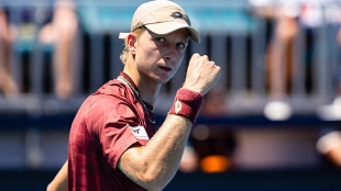 Martín Landaluce cumple el sueño de su vida en Miami. A disfrutar de él. Fuente: Getty