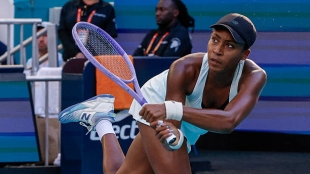 Cori Gauff, issues in Miami. Photo: gettyimages
