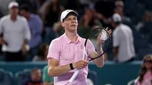Jannik Sinner, horario dónde ver contra Tiafoe en Miami. Foto: gettyimages